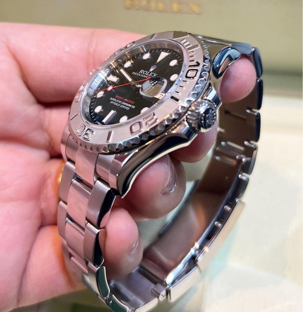 Yacht master 40mm deals blue dial
