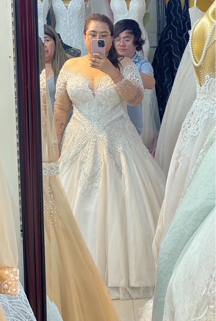Preloved plus size best sale wedding dresses