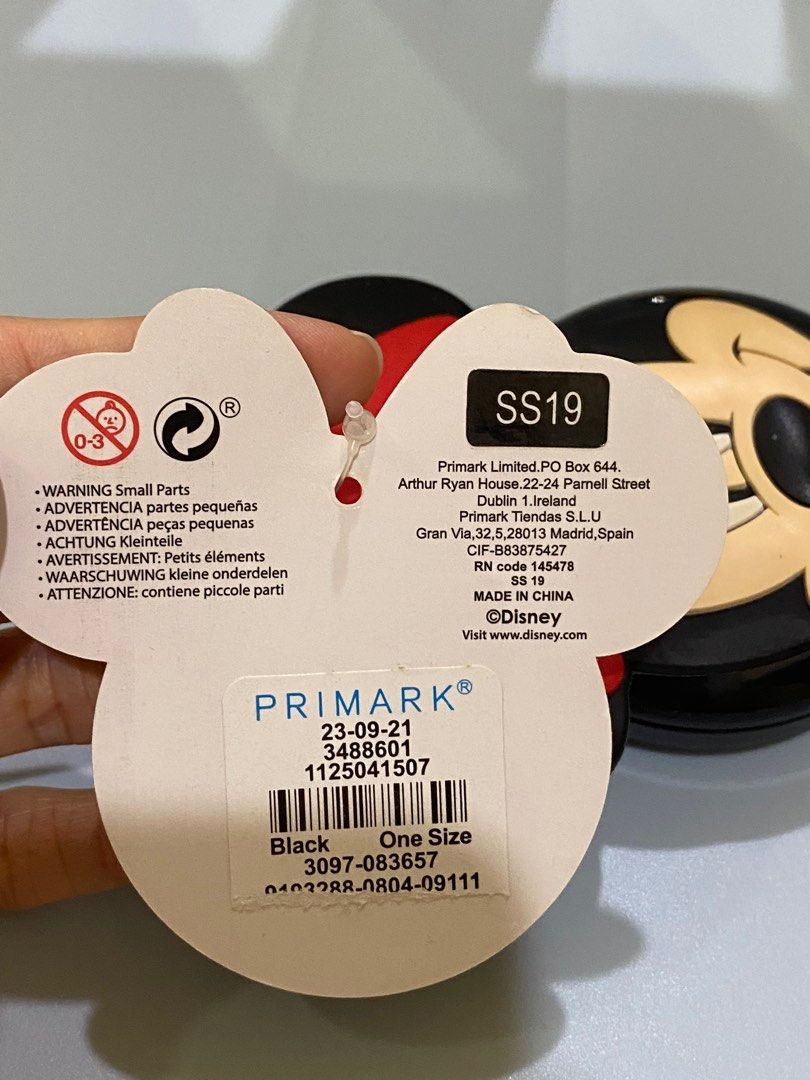 Primark Disney Minnie Mouse compact mirror and comb, Babies & Kids