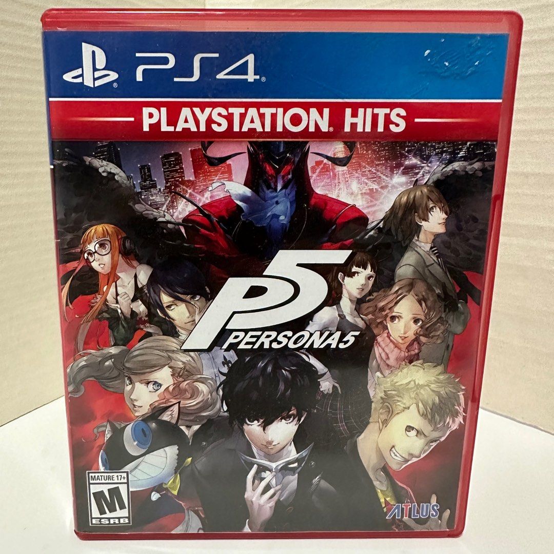 PS4 Games - Persona 5 Playstation Hits - All Region English - RPG Action  Adventure Anime Game - Used, Video Gaming, Video Games, PlayStation on  Carousell