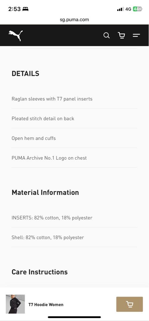 Puma on sale archive hoodie