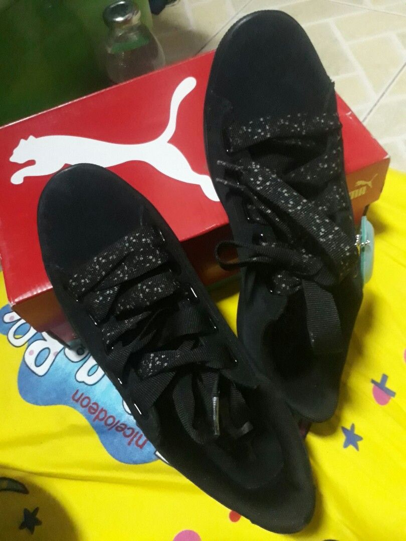 Puma vikky platform ribbon dots sales
