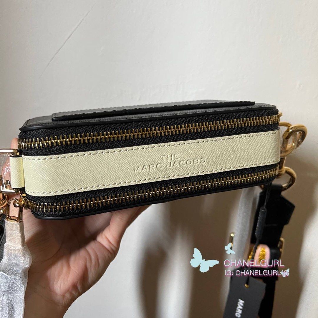Real Shot MJ Snapshot Black Multi Gold Camera Bag, Women's Fashion, Bags &  Wallets, Cross-body Bags on Carousell