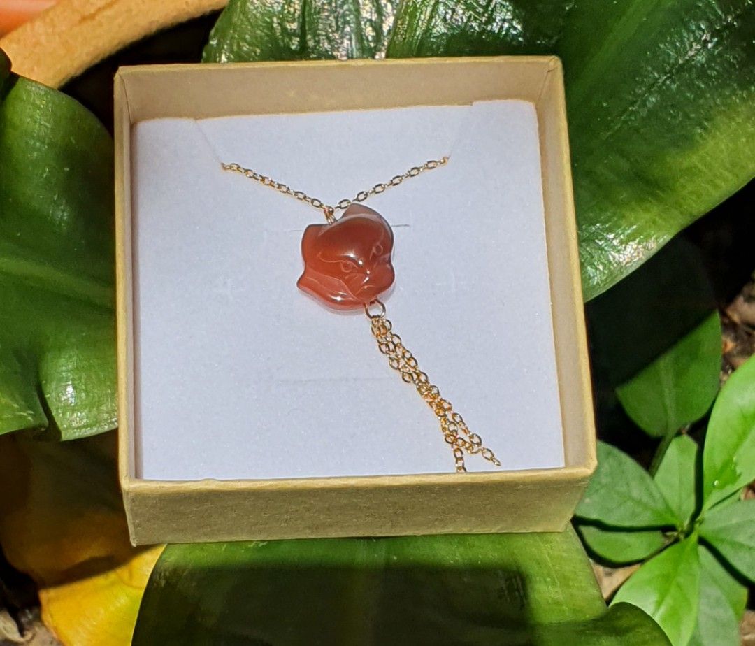 Agate hotsell stone necklace