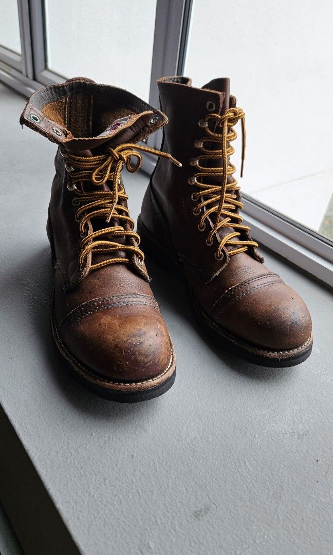 Steel toe iron ranger red wing 4415 US8D