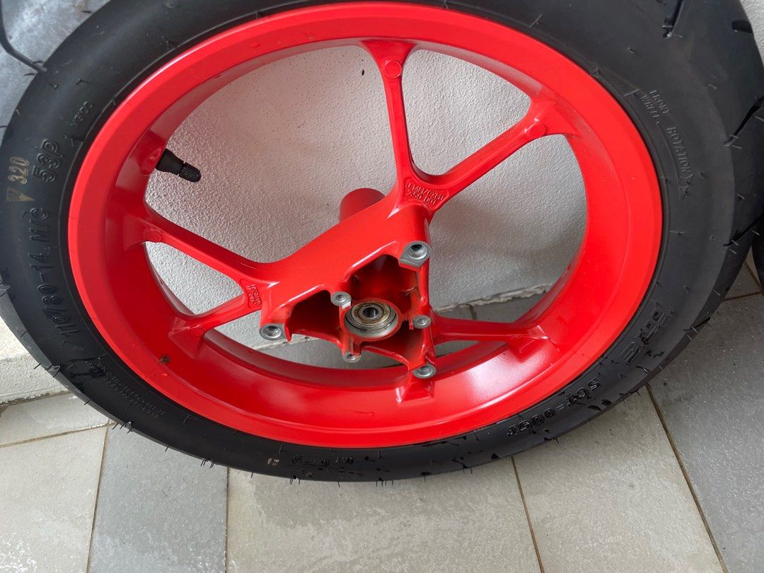 Nvx V2 Rim rim nvx v2, Motorbikes on Carousell