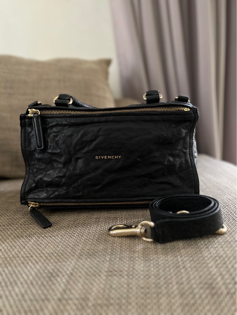 SALE Authentic Givenchy Pepe Pandora Sheepskin Medium Black with