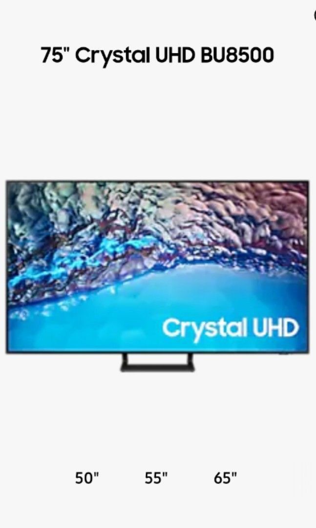 TV Crystal UHD 75 BU8500 Precio