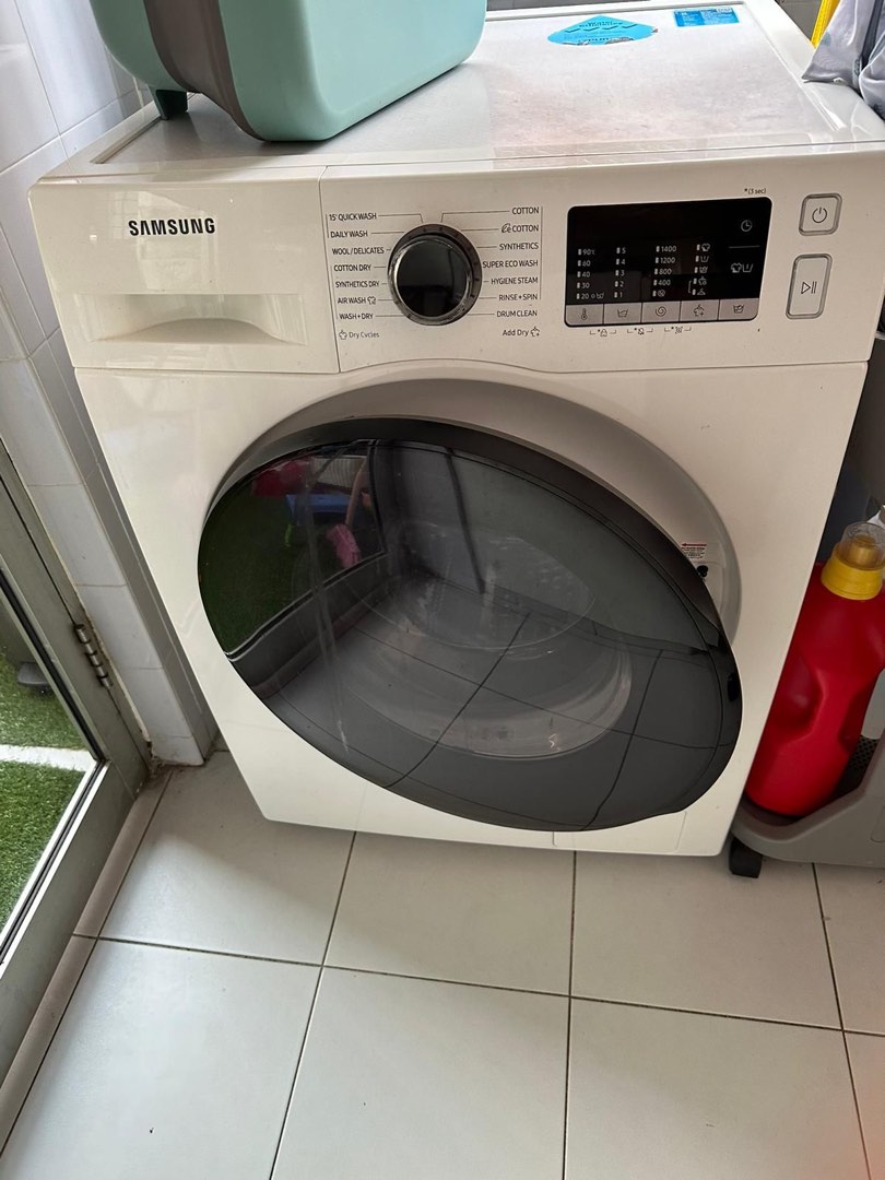 Samsung 8/6kg Front Load Washer Dryer, TV & Home Appliances, Washing