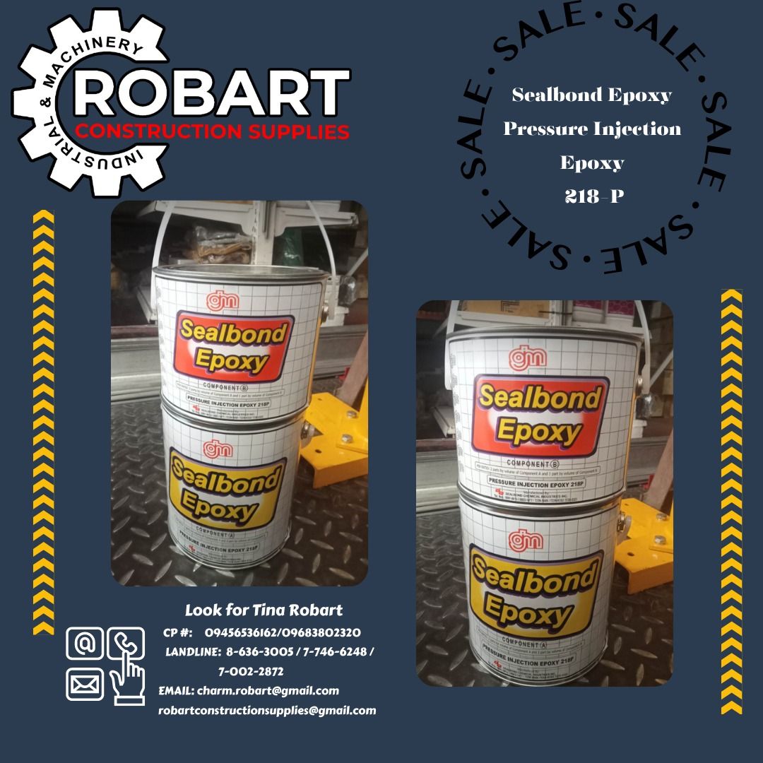 Sealbond Epoxy Tank Lining/Epoxy Pressure Injection, Commercial & Industrial, Construction