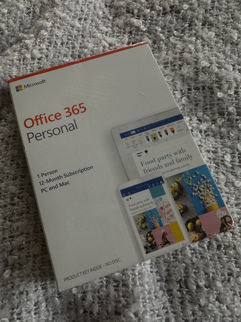 Sealed Microsoft Office 365 Personal (Microsoft Word Excel PowerPoint