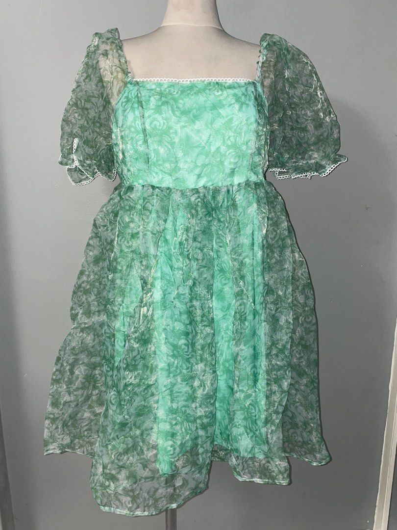 green emerald velvet dress Shein Curve Green Event Dress Size 2XL – DYL Fashions main image 1