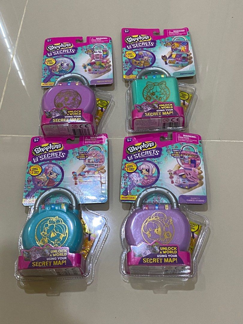 Shopkins Lil Secrets Secret Lock Hobbies Toys Collectibles