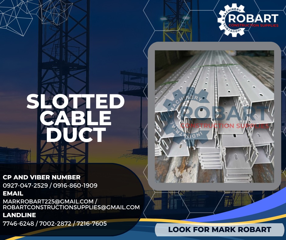 Slotted Cable Duct, Commercial & Industrial, Construction & Building ...
