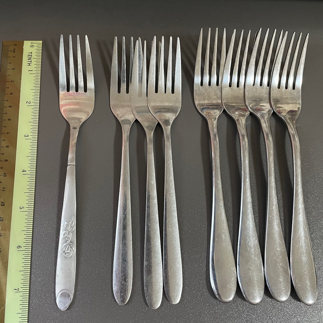 Stainless steel dining fork, Furniture & Home Living, Kitchenware