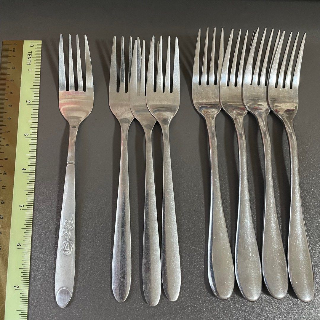 Stainless steel dining fork, Furniture & Home Living, Kitchenware ...