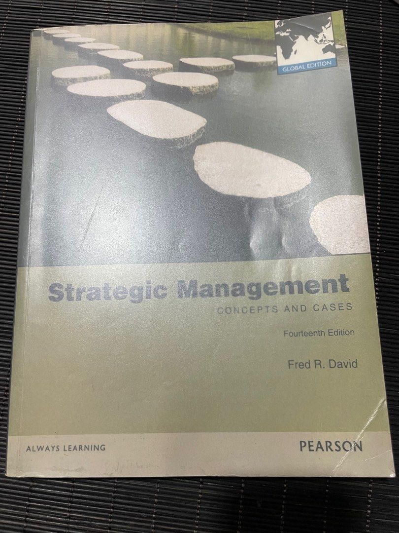 Strategy Management Textbook Strategic Management 14th Edition, Hobbies & Toys, Books & Magazines ...