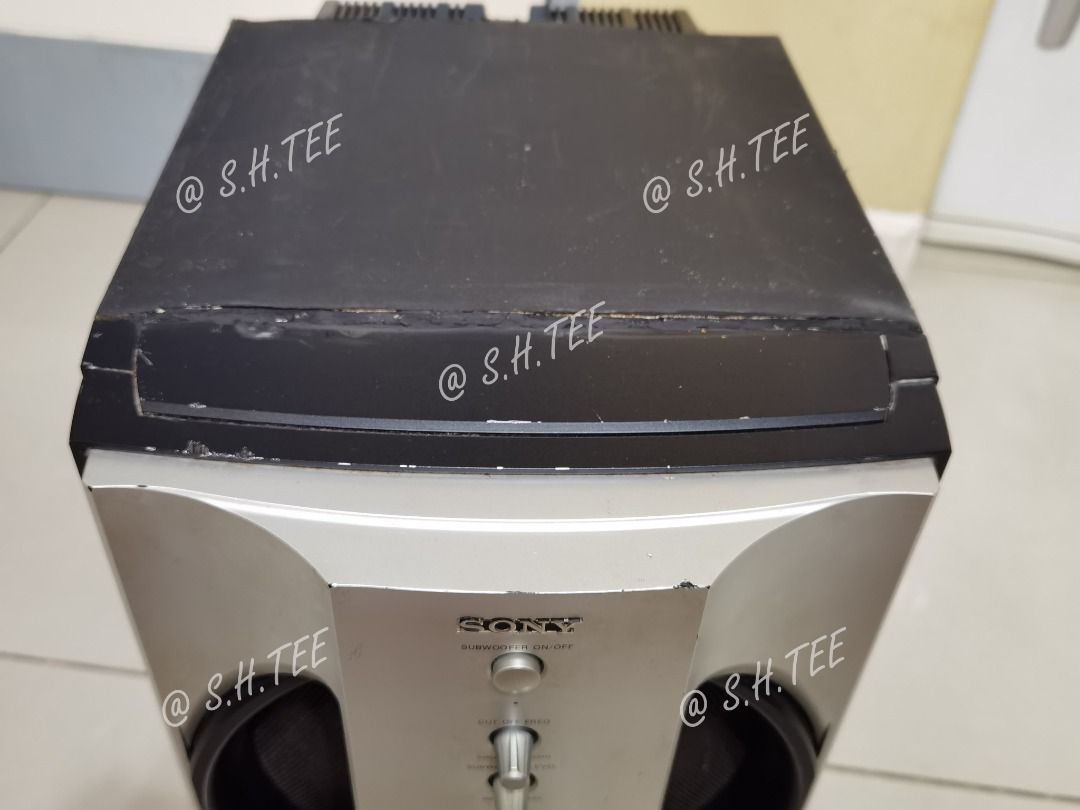 Subwoofer Active Sony 200W 20cm Woofer 7.87" with Cut Off Freq Control