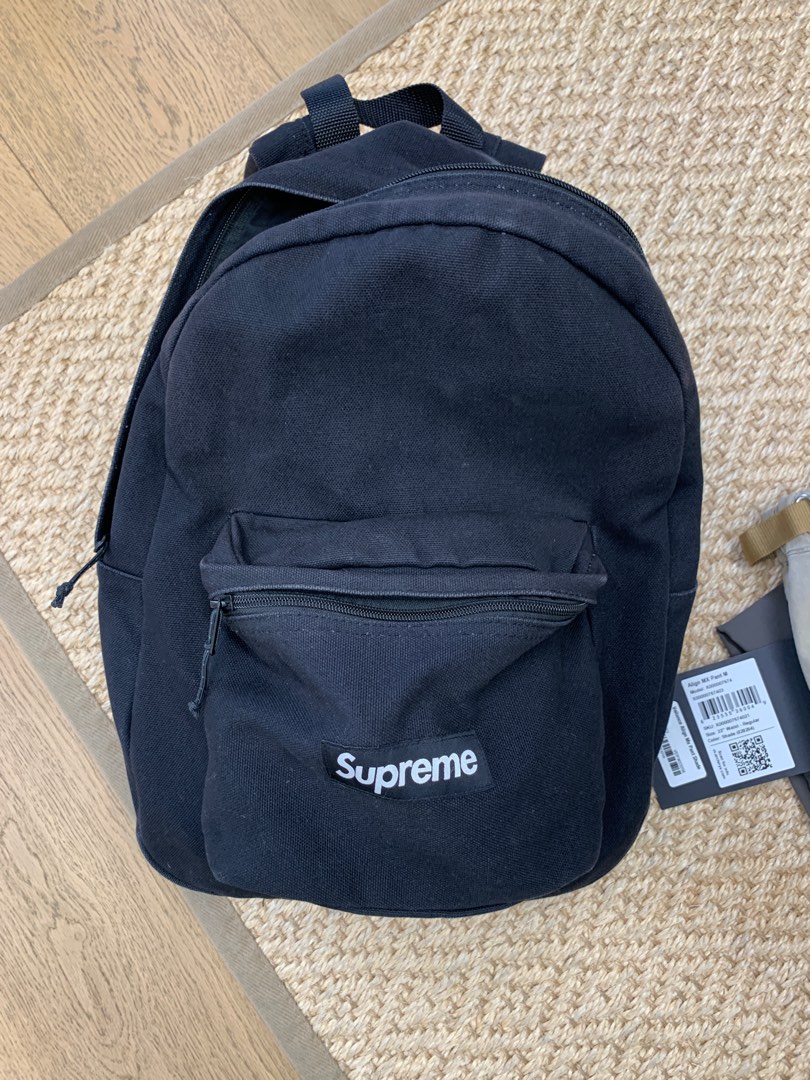 Supreme Canvas Backpack FW20, 男裝, 袋, 背包- Carousell