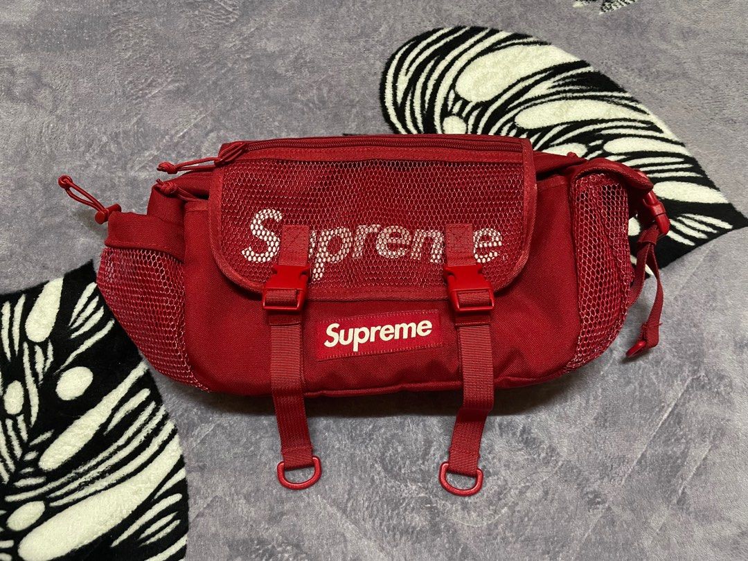 Supreme Waist Bag (ss20) in Red for Men