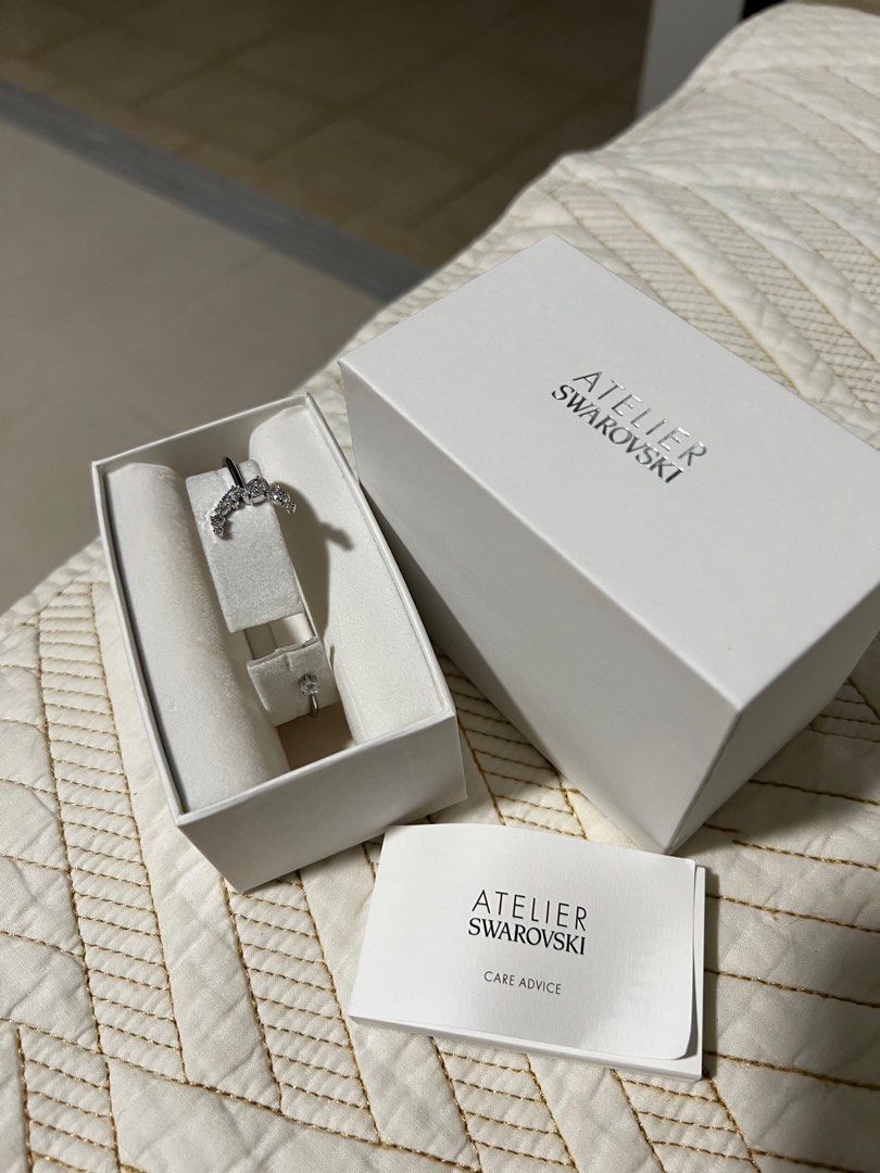 SWAROVSKI Crystal Penélope Cruz Moonsun Clear Cuff Bracelet