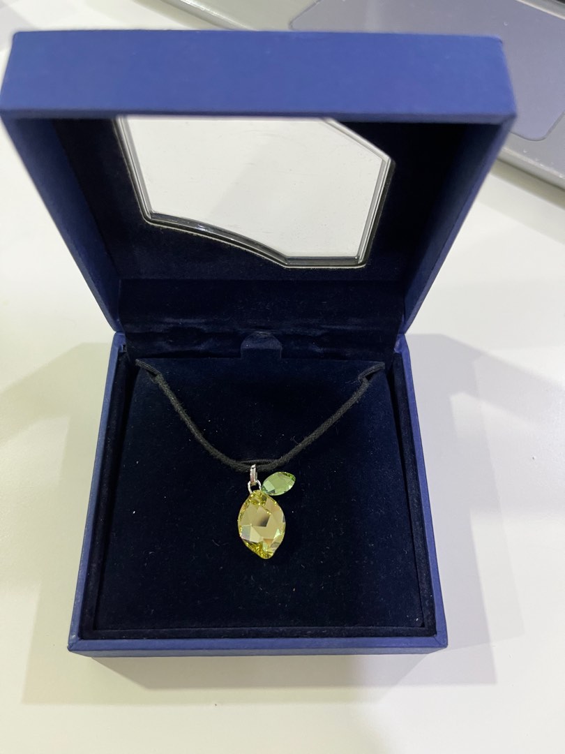 Swarovski sale lemon necklace