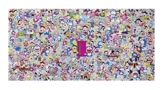 Takashi Murakami, Doraemon Collaboration Fabric (Large) (2017)