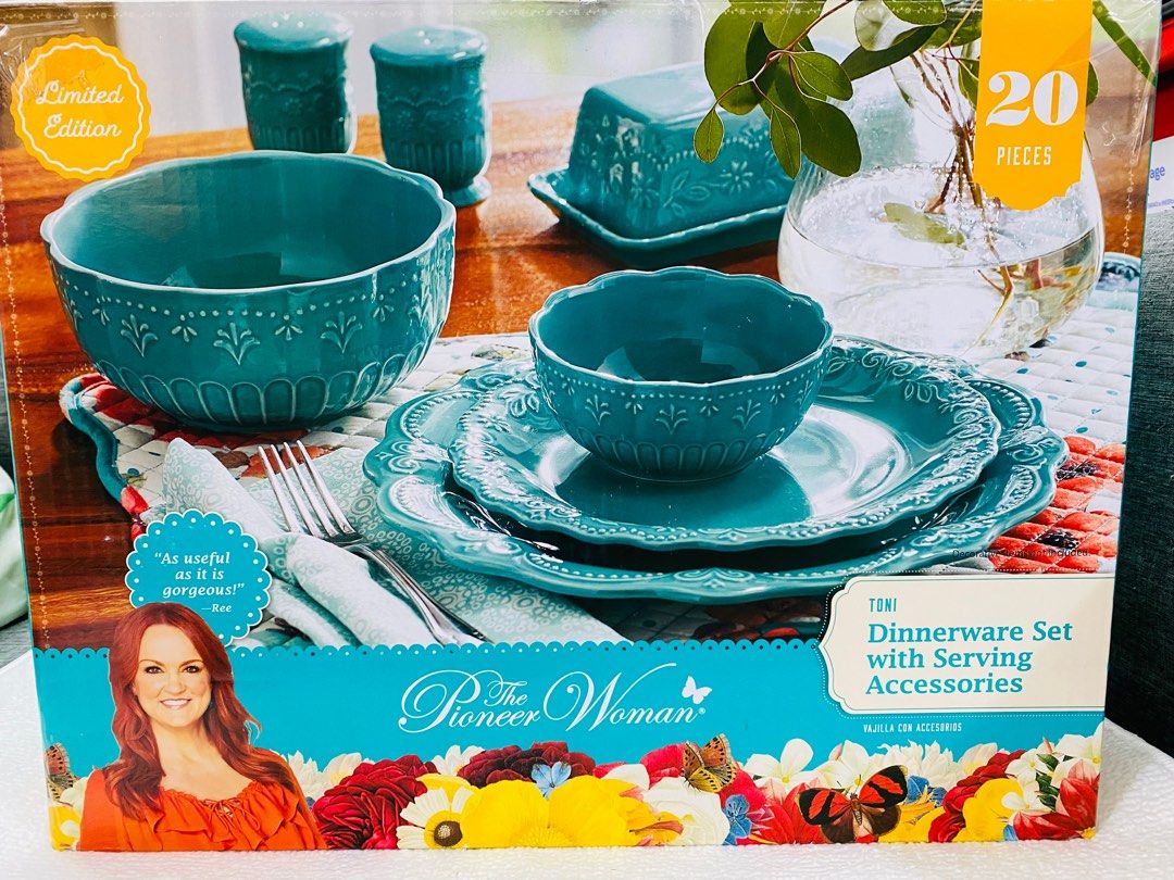 Pioneer woman tableware discount