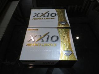 The XXIO Aero Drive golf ball is a high-rebound, soft, 3-piece golf ball designed to promote extreme distance