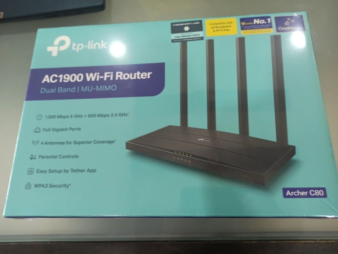 TP Link AC1900 router with wpa3 security, Computers & Tech, Parts ...
