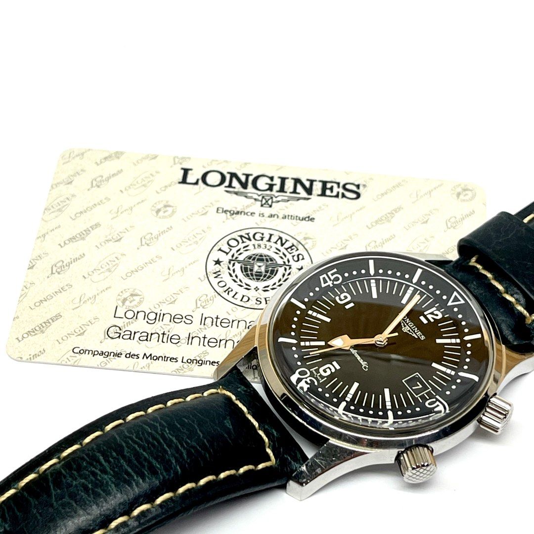 TP LONGINES Legend Diver Automatic Leather Strap L36744500 42mm