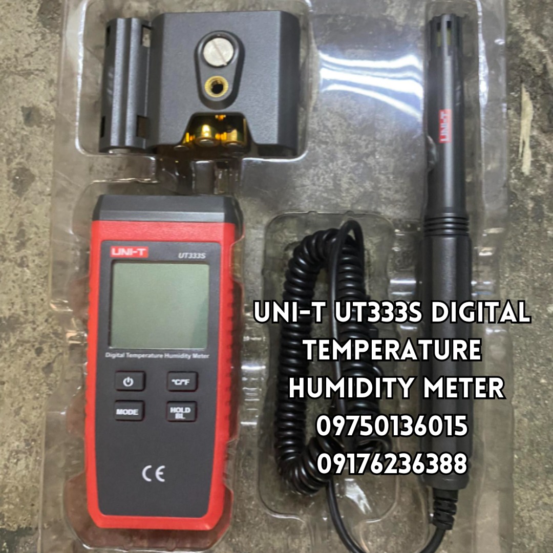 UNI-T UT333S Digital Temperature Humidity Meter, Commercial ...