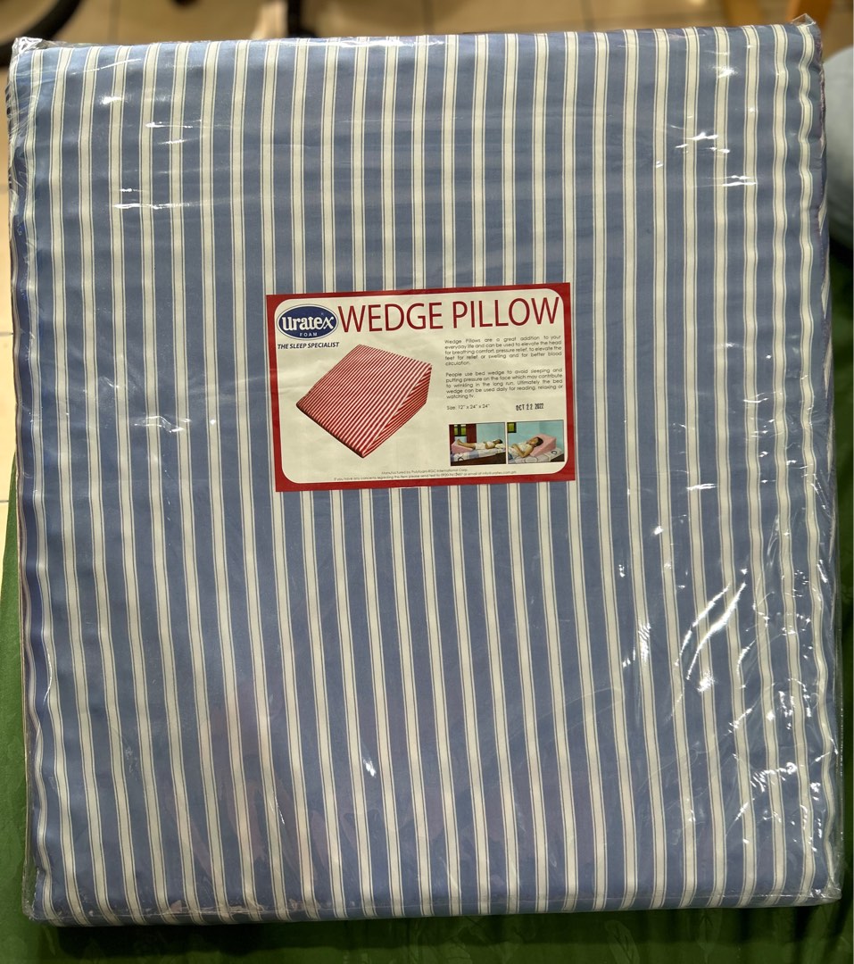 Uratex Wedge Pillow Health Nutrition Medical Supplies Tools