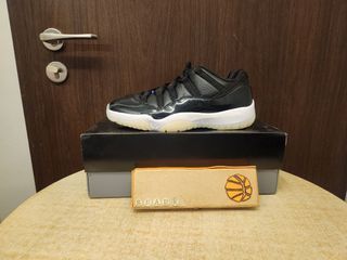With Box 11 11s Basketball Shoes Midnight Navy Low 72 10 Space Jam