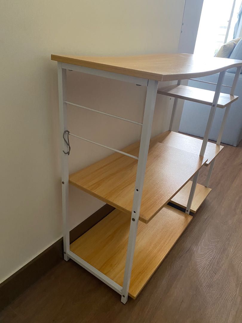 Used Kitchen Island Rack, Furniture & Home Living, Furniture, Shelves