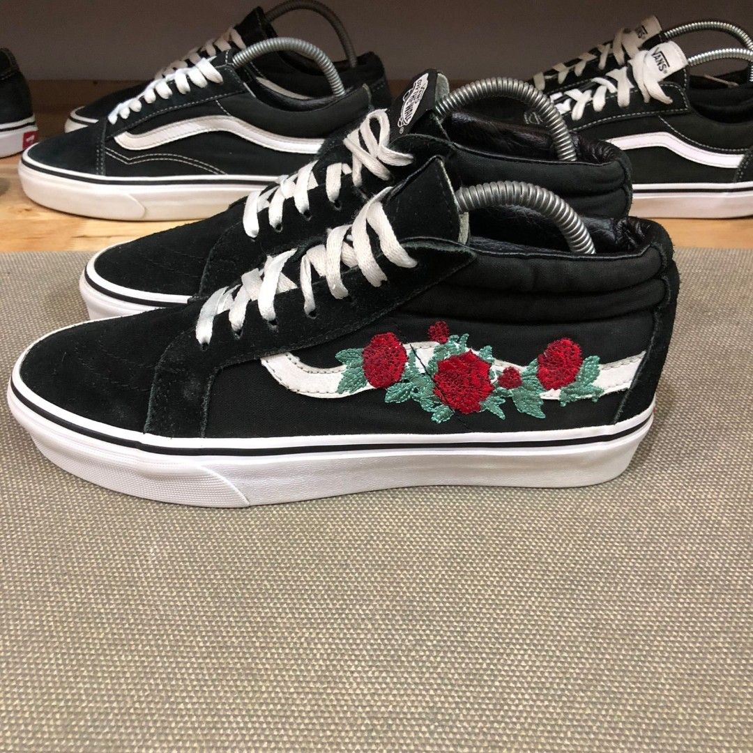 Vans sk8 mid rose top