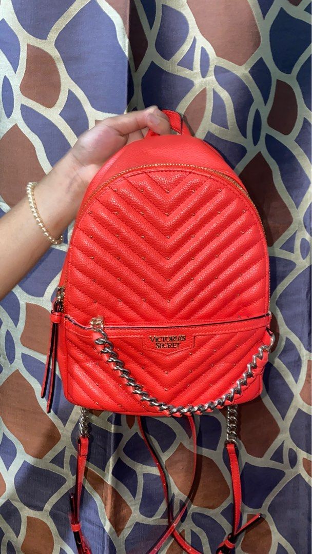 Victoria Secret Red Small Backpack
