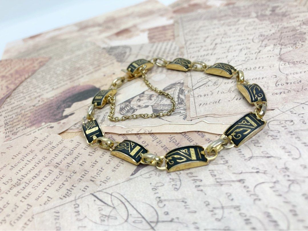 Vintage store damascene bracelet