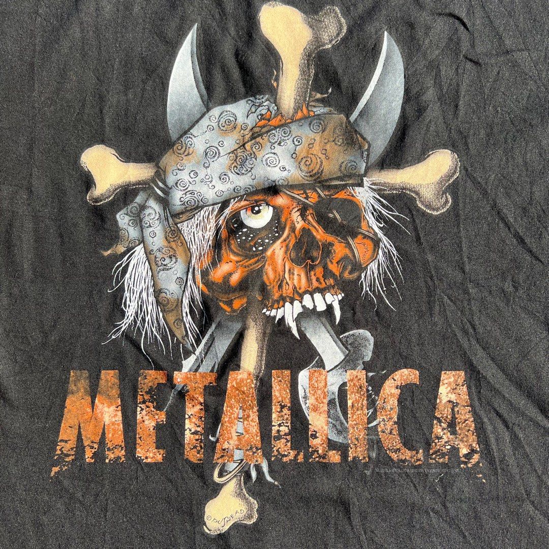 Vintage Metallica Pushead 2002 Band T shirt Men s Fashion Tops