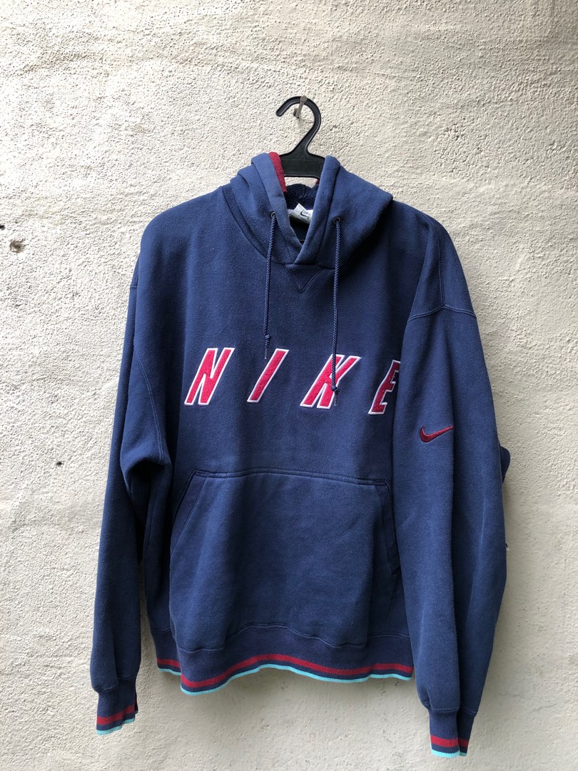 Vintage Nike spellout hoodie, Men's Fashion, Tops & Sets, Hoodies on — free download