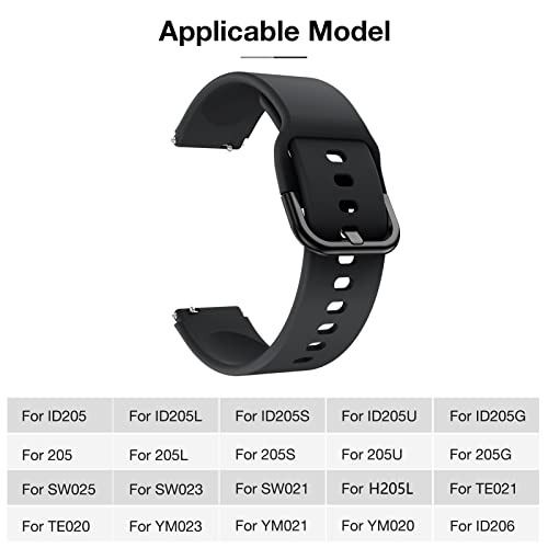Watch Strap for ID205l Series Watch Bands Silicone Replacement