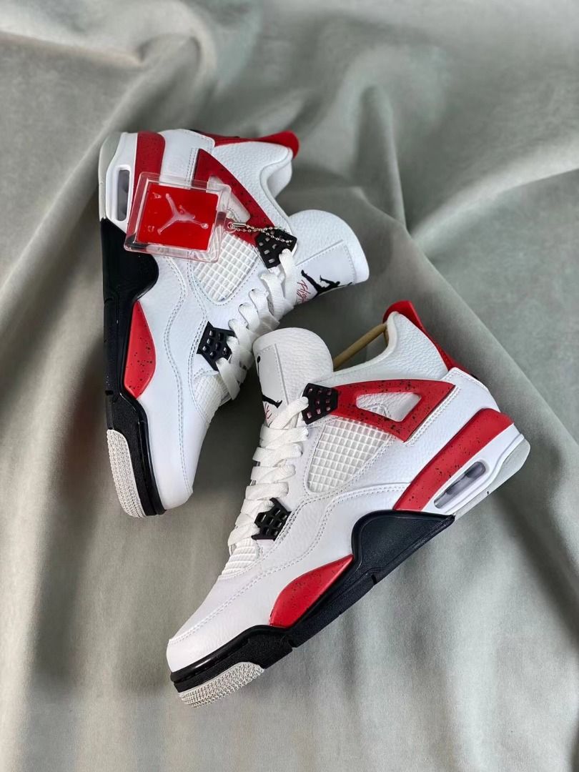 White Black Red Jordan Air Jordan 4