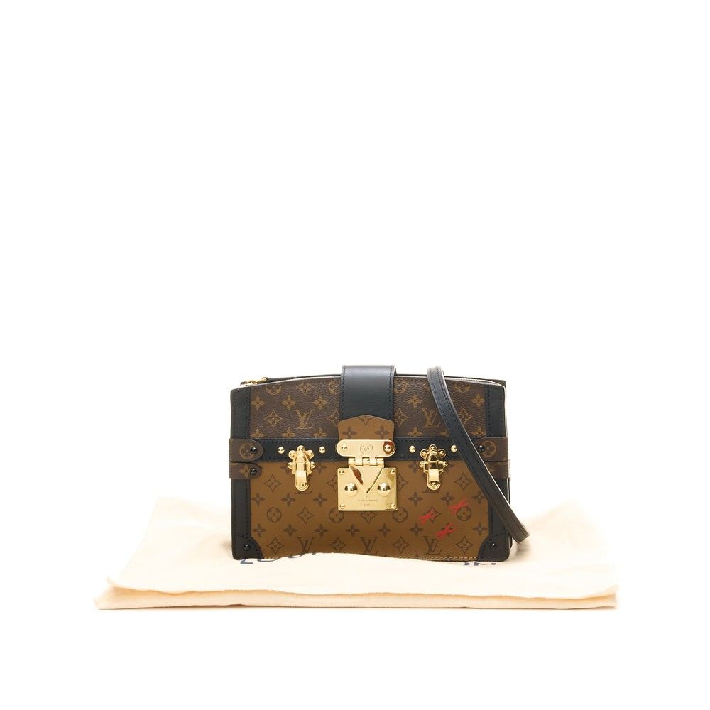 with receipt Louis Vuitton Lv M43596 Soft Trunk Monogram clutch bag