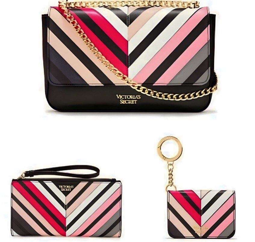 Multicolor chevron bond street shoulder bag discount