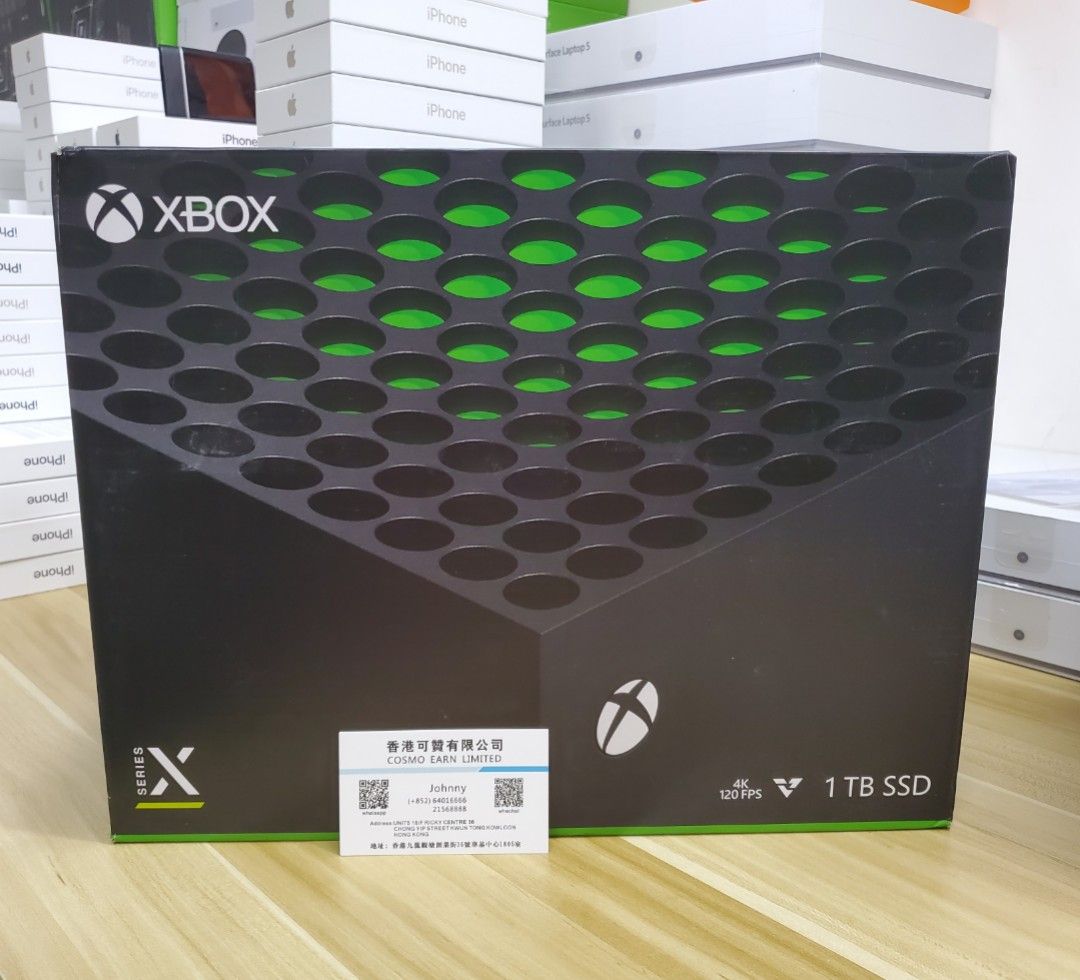 全新原裝正版Xbox Series X 遊戲主機(1TB)原廠原封原包裝盒未開封未