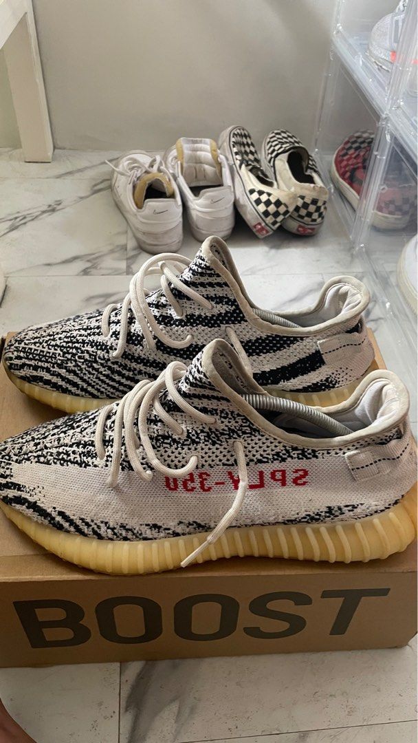 Yeezy sale zebra 11.5