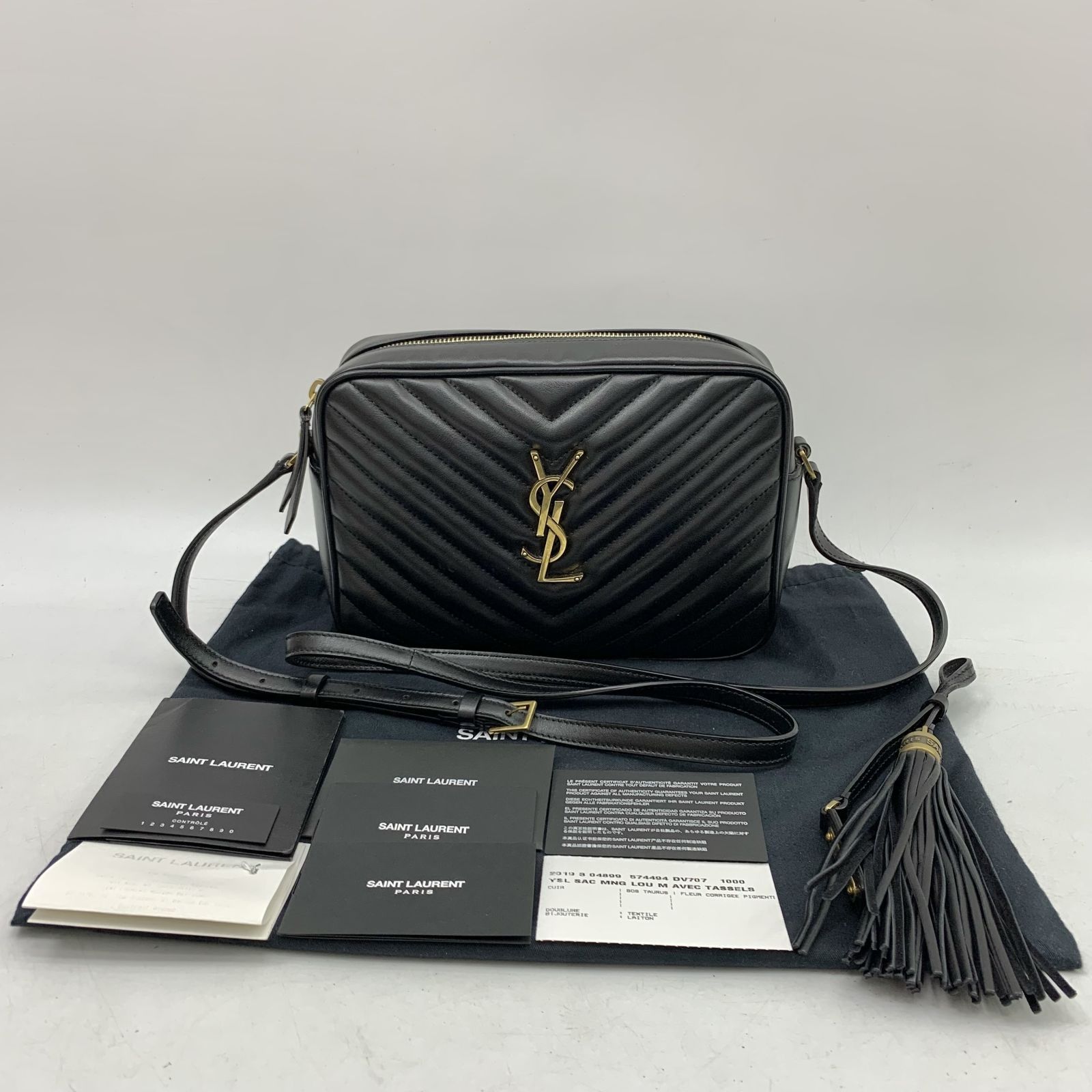 Ysl sac mng outlet lou m avec tassels