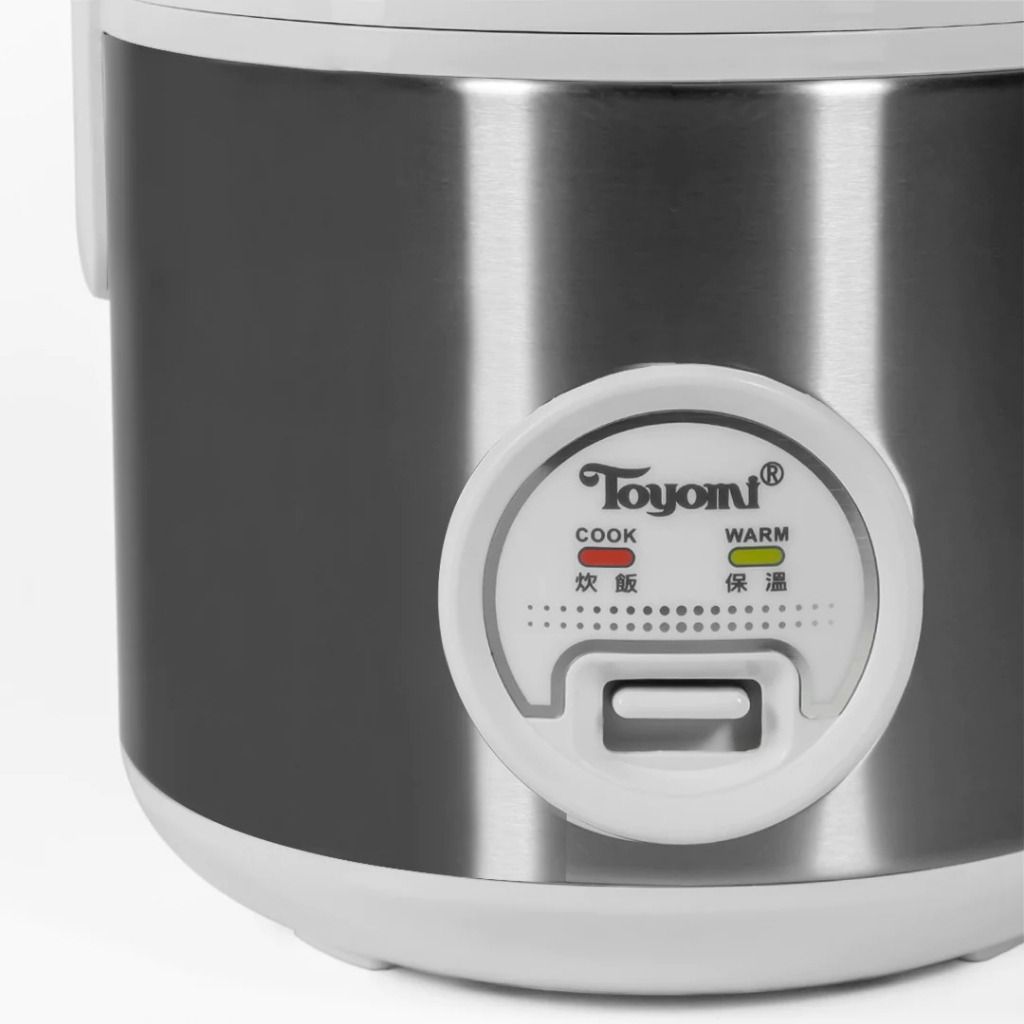 Toyomi 0.8L Electric Rice Cooker & Warmer with Stainless Steel Inner Pot RC  801SS
