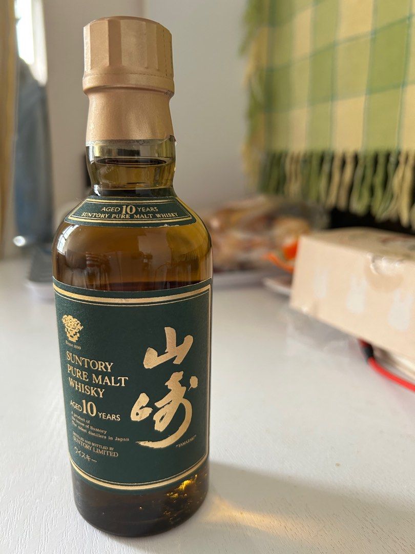 日本180ml綠標山崎10年威士忌whisky 酒辦非余市竹鶴白州響宮城峽, 嘢食