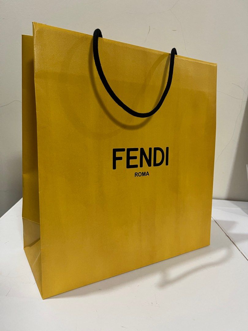 Paper bag fendi hot sale